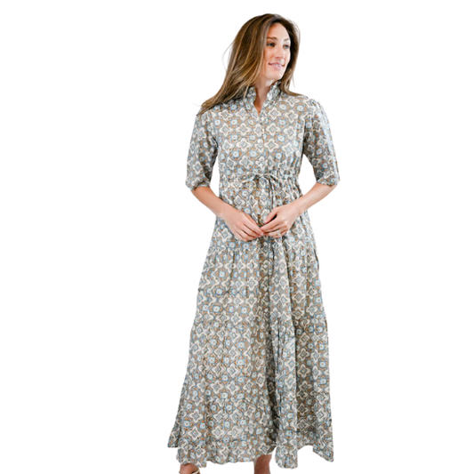 Dusk Petals Low Country Maxi Dress