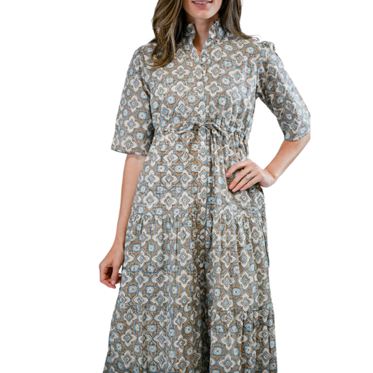 Dusk Petals Low Country Maxi Dress