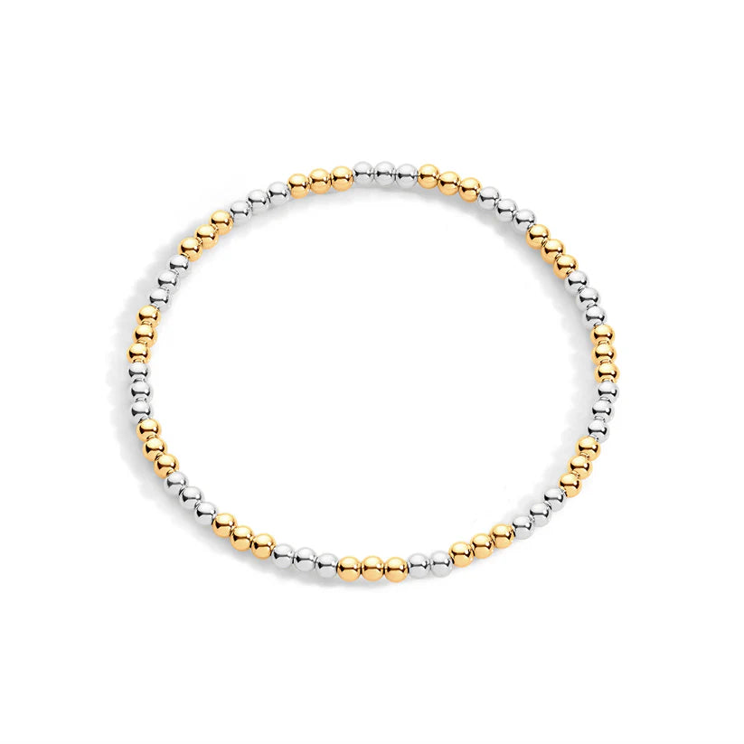 Tatiana M Designs - 3mm Mixed GF & SS Bracelet