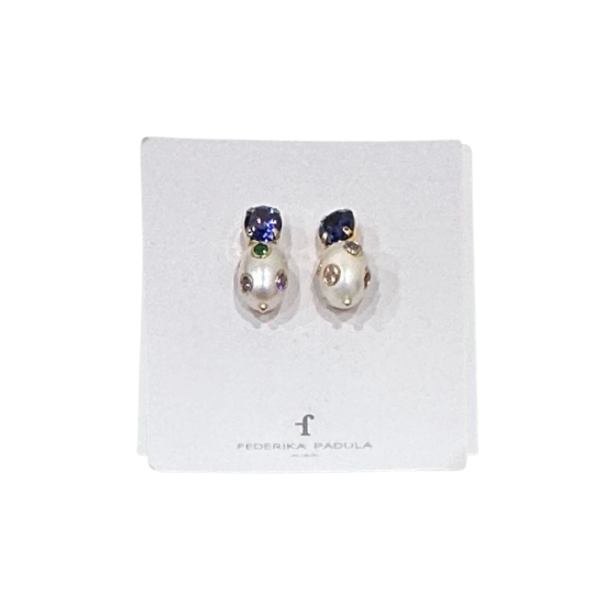 Federika Padula - Round Pearl Stud