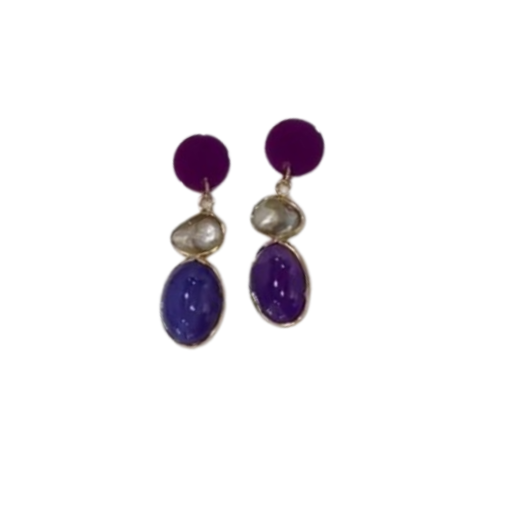 Holst + Lee - Semi-Precious Amethyst Drop Earring