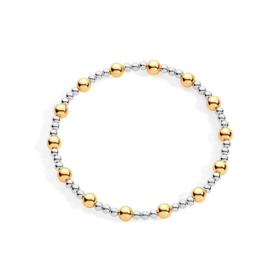 Tatiana M Designs - Ava 3&5mm Gold+Silver Bracelet