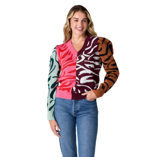 Zebra Teddie Sweater