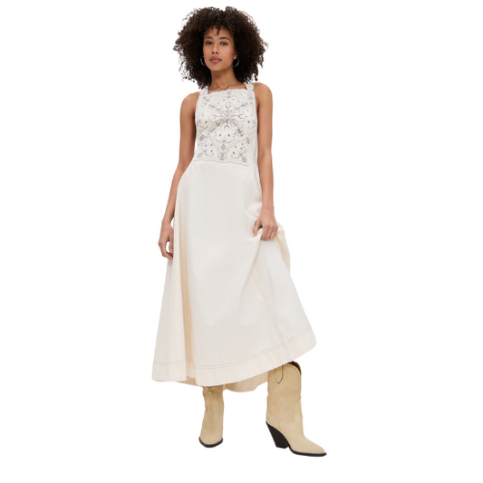 Free People - Ivory Bali Vienna Maxi Dress