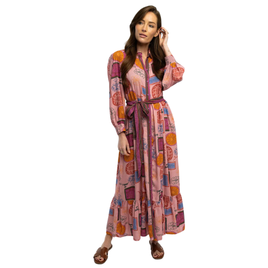 Salmon Dakota Maxi Dress