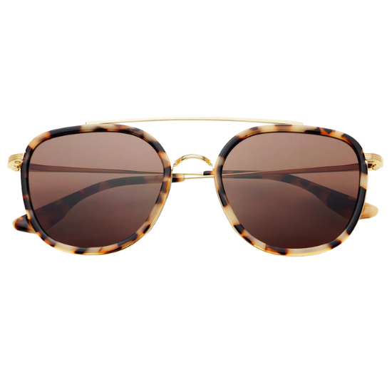 Freyrs - Milky Tortoise / Brown Weston Round Sunglasses