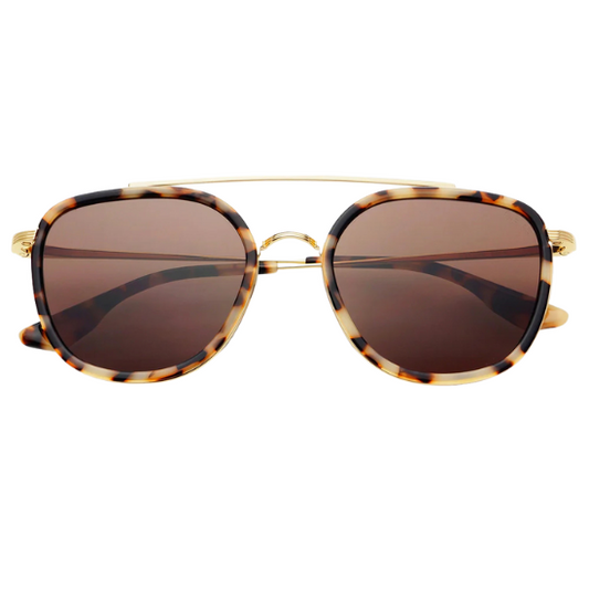 Freyrs - Milky Tortoise / Brown Weston Round Sunglasses