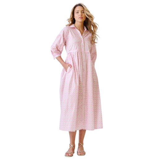 Porto Pink Penne Dress
