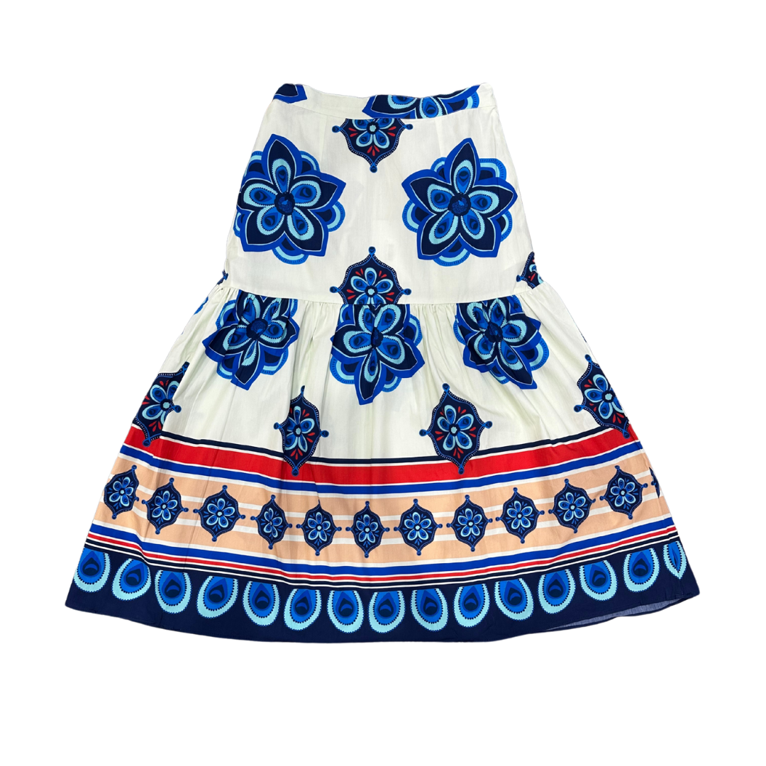Maude Vivante - Geometrical Floral Ada Skirt