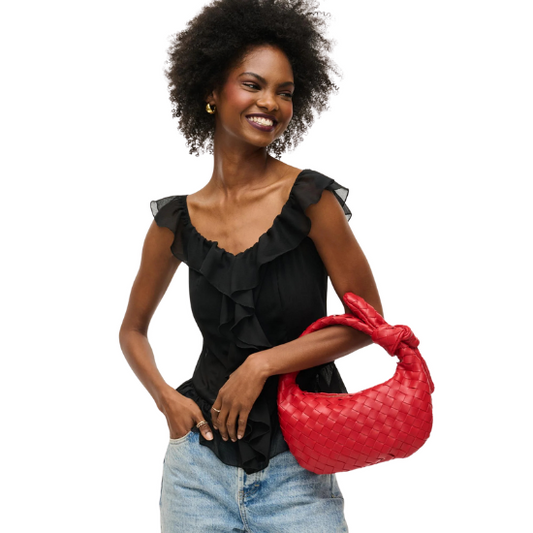 Red Lizbeth Clutch