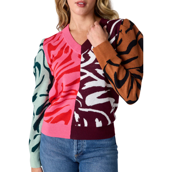 Zebra Teddie Sweater
