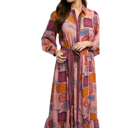 Salmon Dakota Maxi Dress