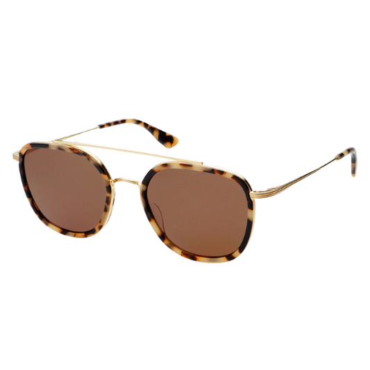 Freyrs - Weston Round  Milky Tort Sunglasses