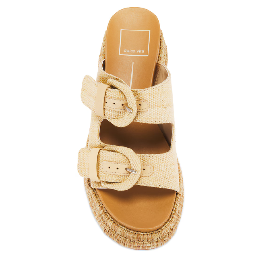 Dolce Vita - Witney Natural Raffia Sandal