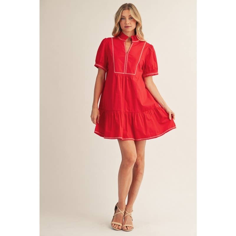 Solid Woven Dress