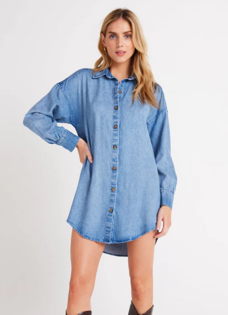 Bella Dahl - Vintage Horizon Pullover Shirt Dress