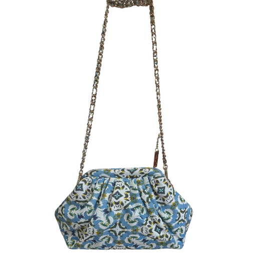 English Tile Dumpling Clutch
