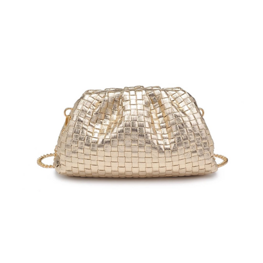 Urban Expressions - Tate Woven Frame Clutch