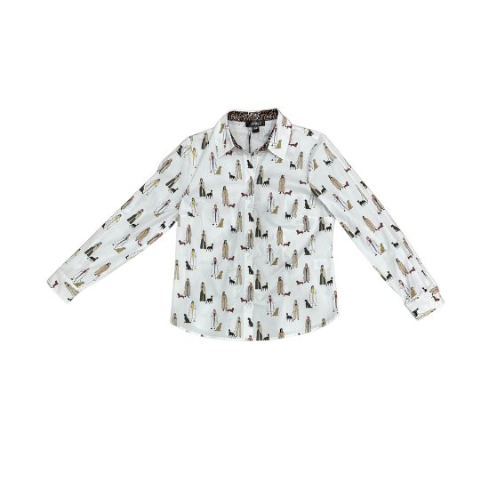 Creme Dog Blouse