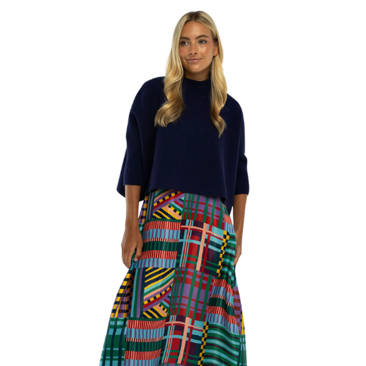 Navy Sophia Sweater