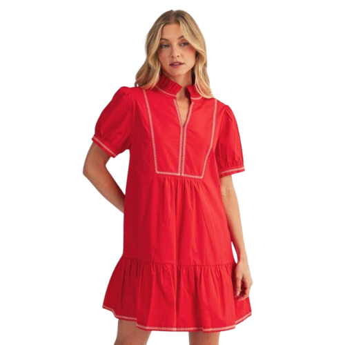 Solid Woven Dress