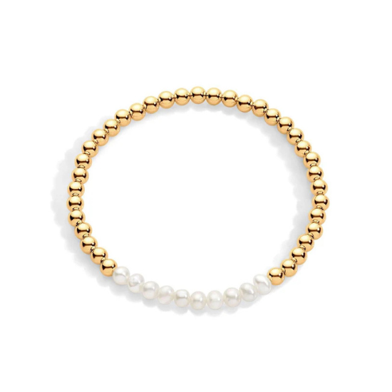 Tatiana M Designs - Lindsey 4mm Gold with Pearl