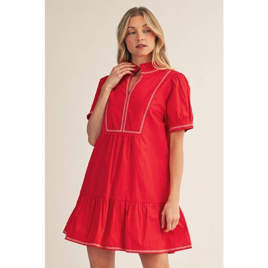Solid Woven Dress