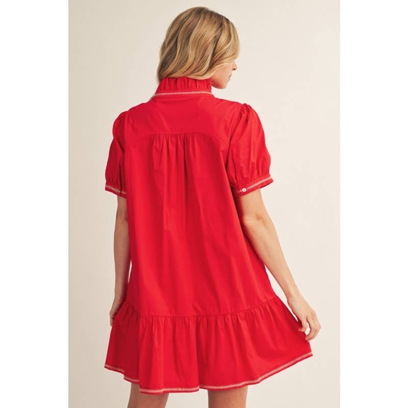 Solid Woven Dress