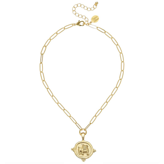 Bulldog Paperclip Necklace